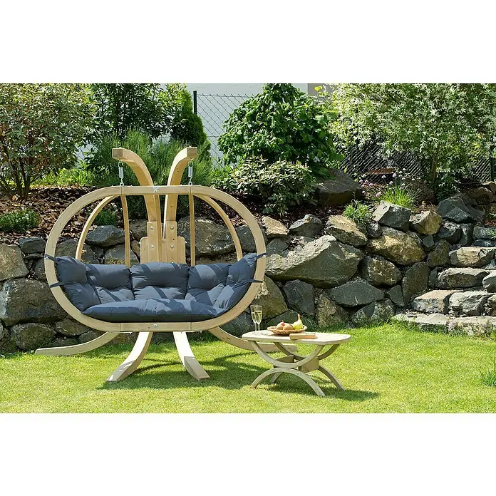 Amazonas Hängesesselgestell Globo Royal Stand (L x B x H: 238 x 149 x 181 cm, Holz)