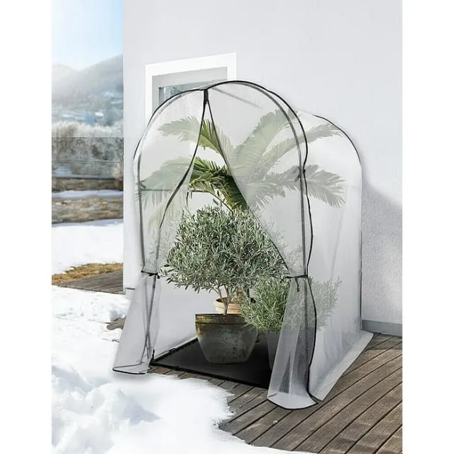 Windhager Winterschutzzelt Mediterraneo (120 x 120 x 180 cm, Gitterfolie)
