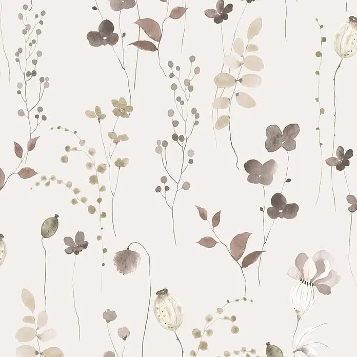 Marburg Novamur Plus Fresh UP Vliestapete Floral V (Beige, Floral, 10,05 x 0,53 m)
