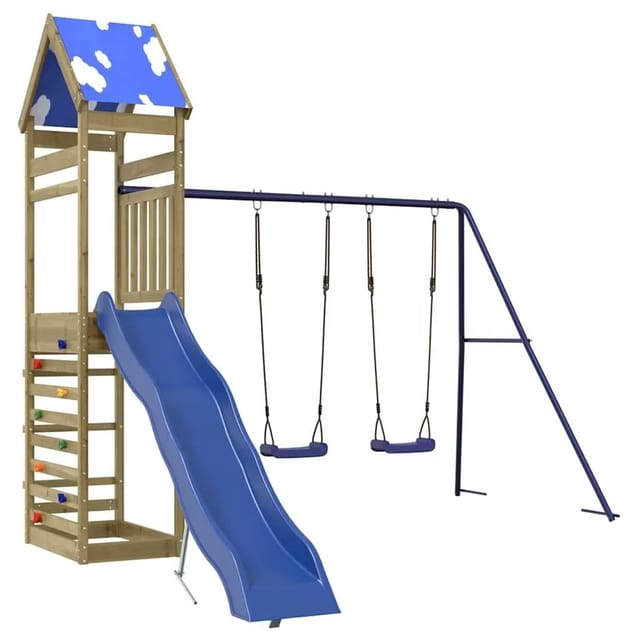 vidaXL Spielturm Imprägniertes Kiefernholz 3279060