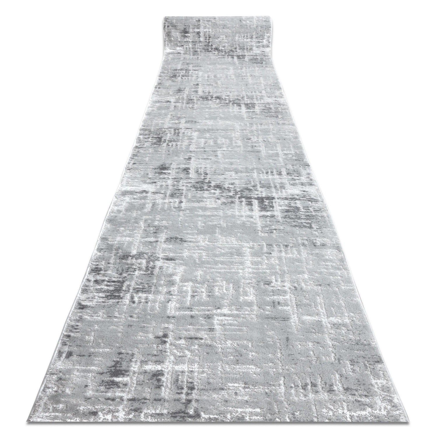 RugsX Läufer Strukturell Mefe VG15975 Grau 80cm 150cm