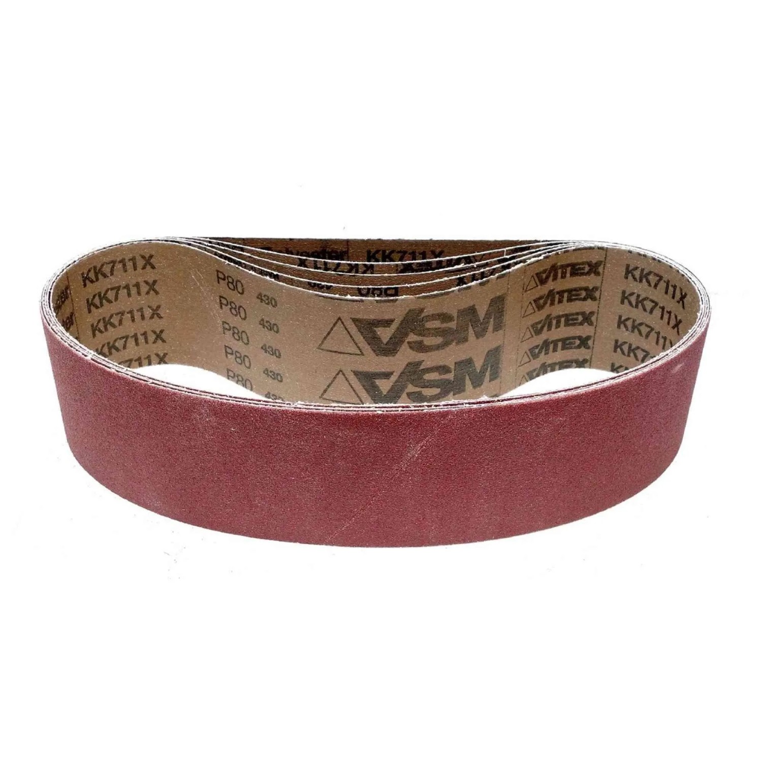 VSM Gewebe Schleifband KK711X 75x762 mm Korn 60 5 Stück