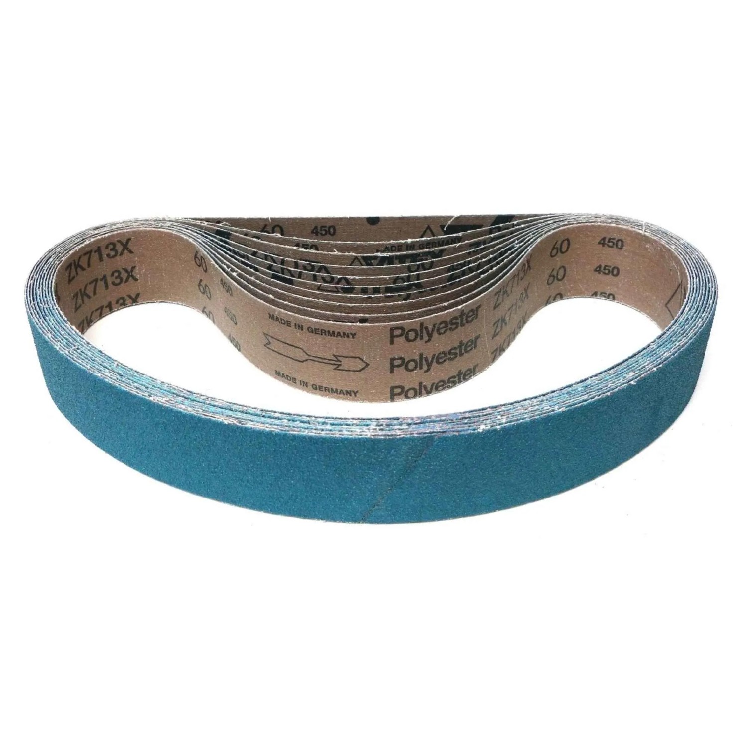 VSM Gewebe Schleifbänder ZK713X 25x762 mm Korn 100 10 Stück
