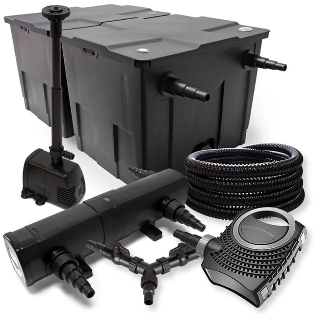 Sunsun Filter Set 60000L Teich 36W Klärer Neo8000 Pumpe Schlauch Springbrunnen