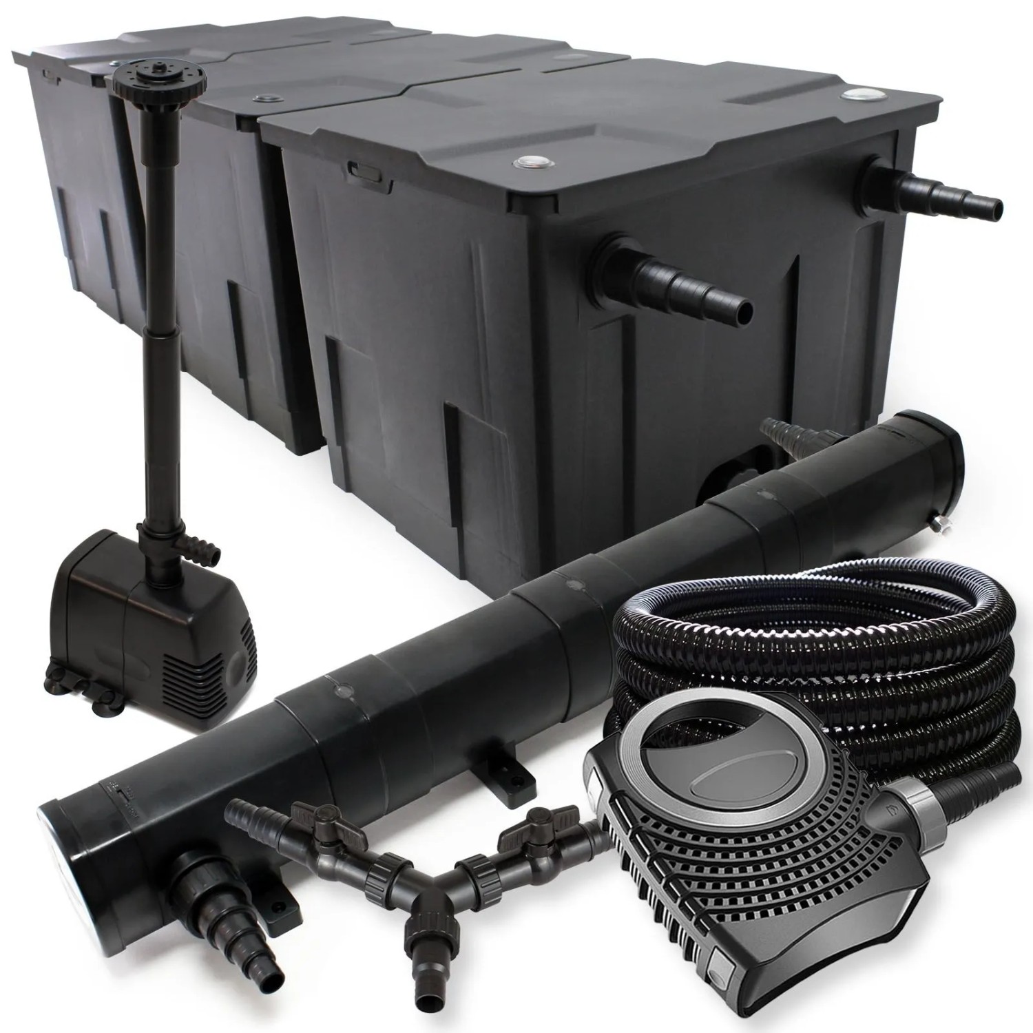 Sunsun Filter Set 90000L Teich 72W Klärer Neo8000 Pumpe Schlauch Springbrunnen