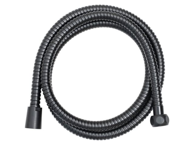 Euroshowers Duschschlauch Metall 150 cm Matt Schwarz Euroshowers Metall Duschschlauch Schwarz 150 cm
