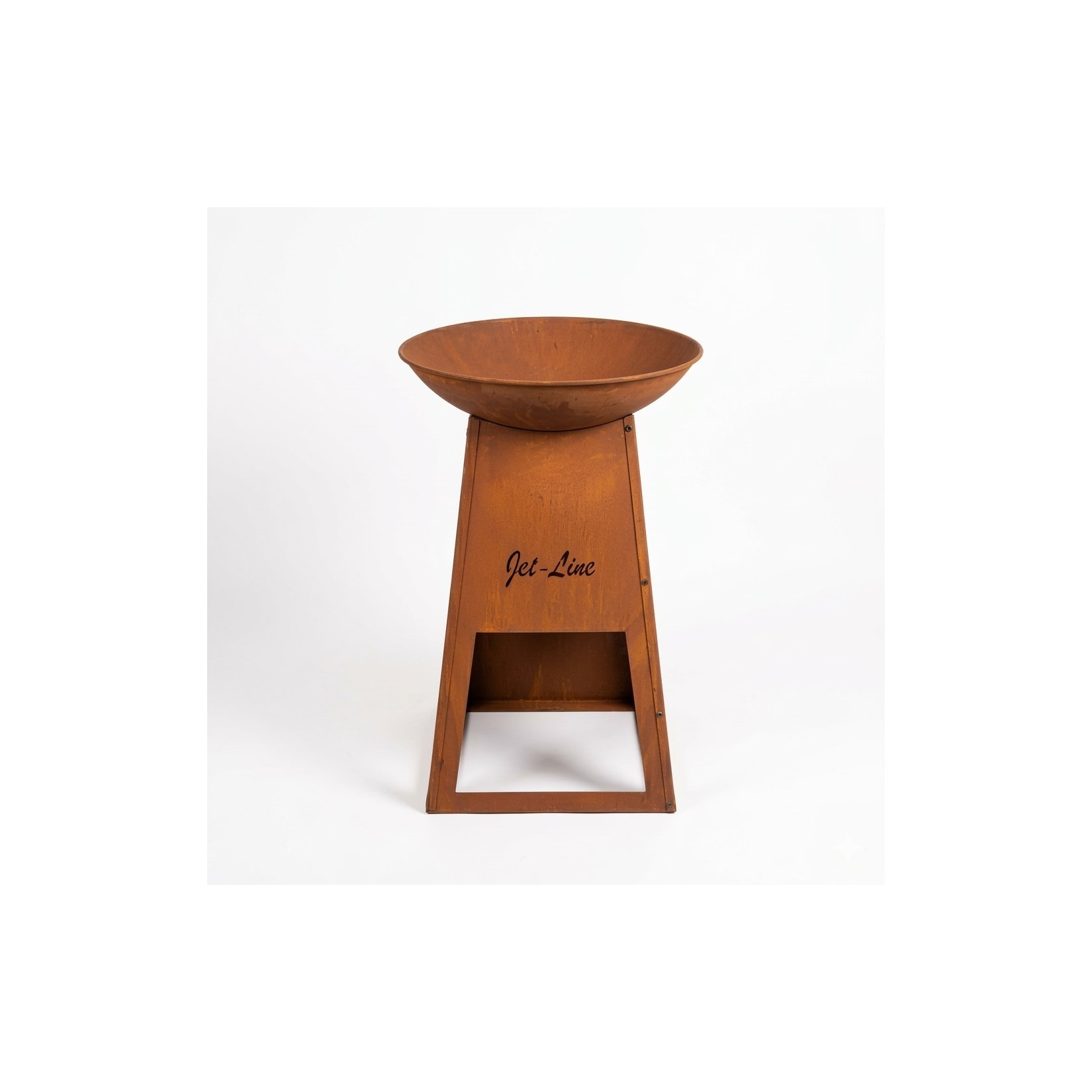 Jet-Line Feuerstelle Bahrain in Rostoptik 112 x 62 cm Feuersäule