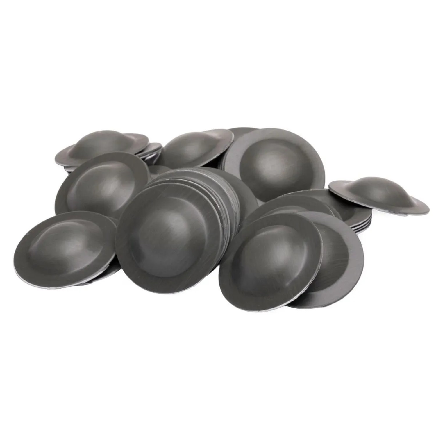 Kantfuchs24 Hauerbuckel Aluminium RAL9006 Weißaluminium 50 Stück