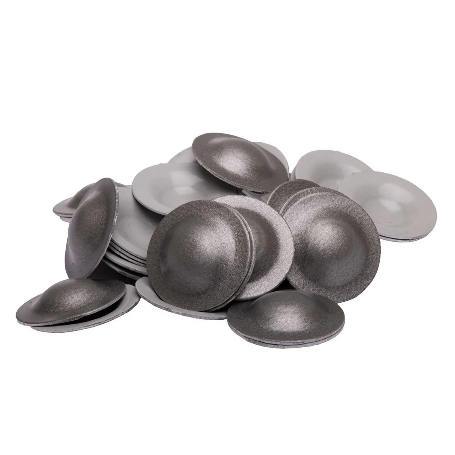 Kantfuchs24 Hauerbuckel Aluminium RAL9007 Graualuminium 50 Stück
