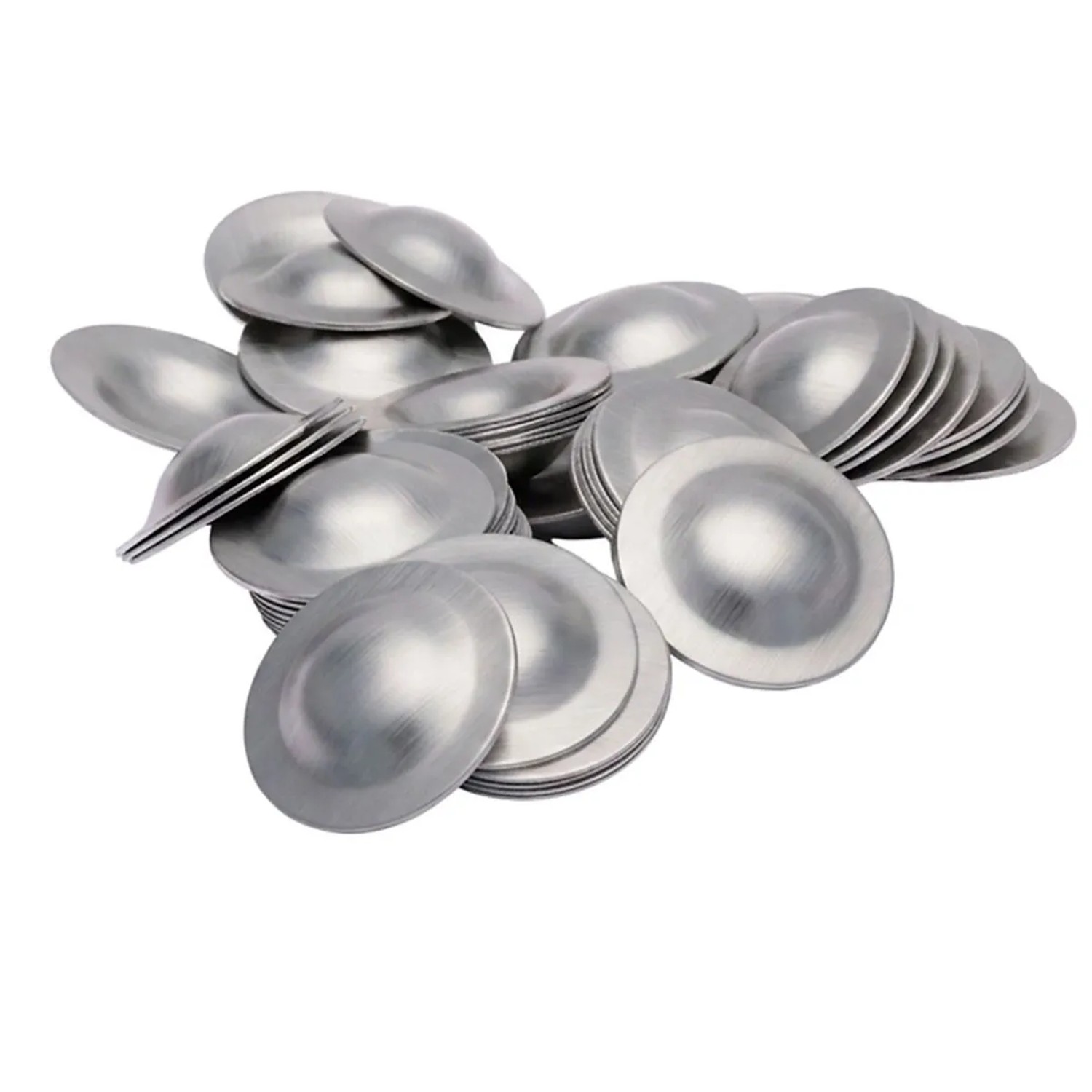Kantfuchs24 Hauerbuckel Aluminium Natur 50 Stück