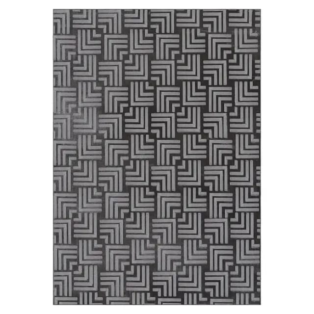 MeGusta Teppich Calma 325 Anthrazit 160x220 cm Pflegeleicht Modern