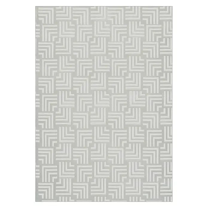 MeGusta Teppich Calma 325 Weiß 120x160 cm Pflegeleicht Modern