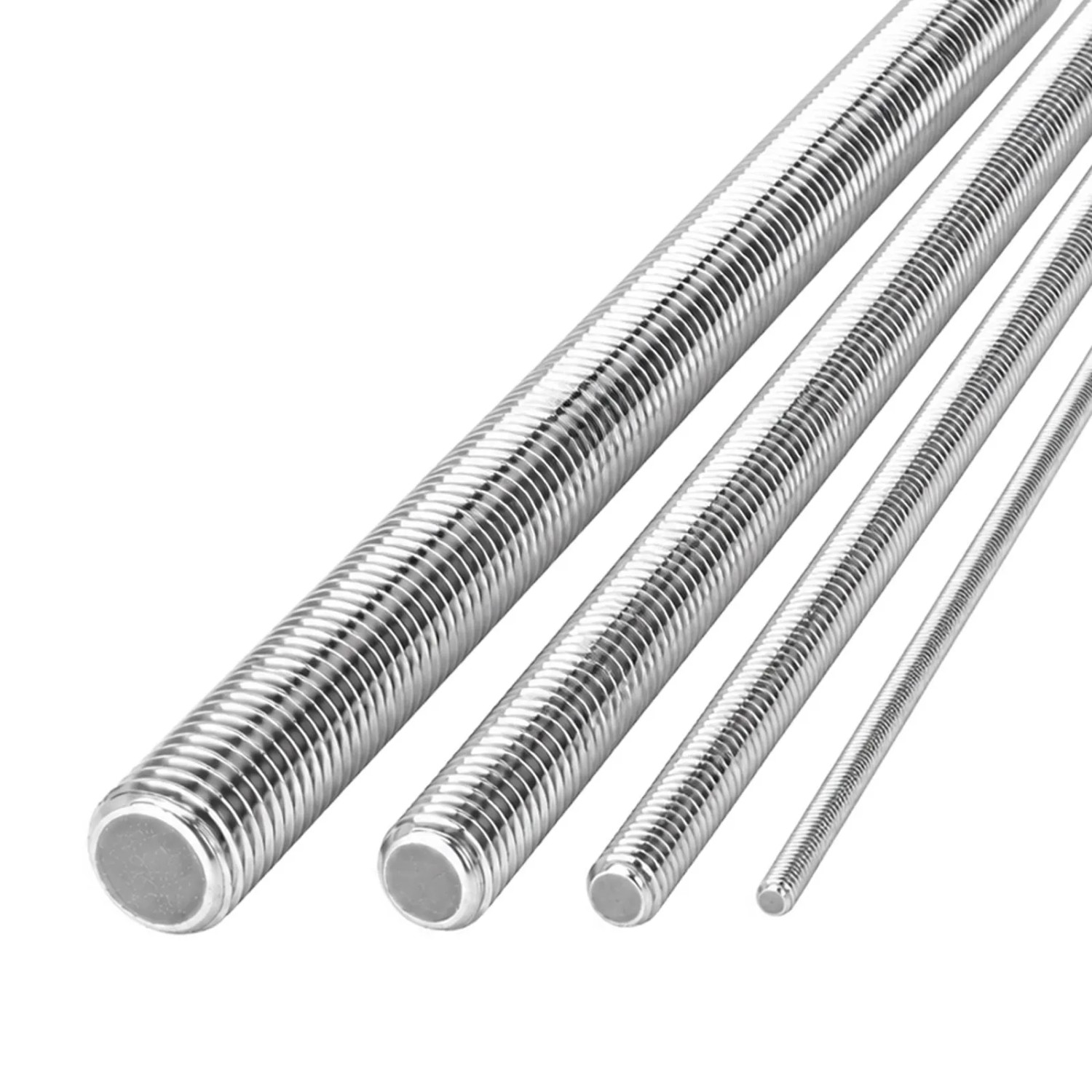 SOTECH 10 Stück Gewindestangen M5 x 1000 mm Edelstahl A2-70 Vollgewinde