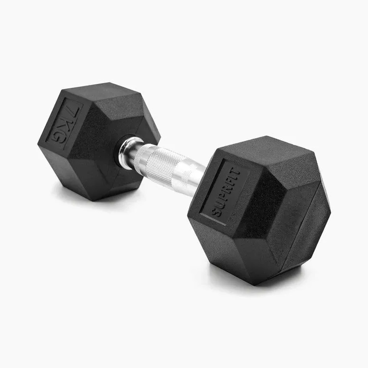 Suprfit Hex Gummi-Kurzhanteln Einzeln 7 kg