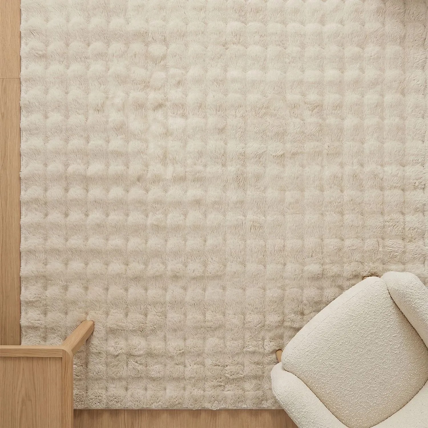 Art Universe Teppich Bubble Cream 80 x 150 cm