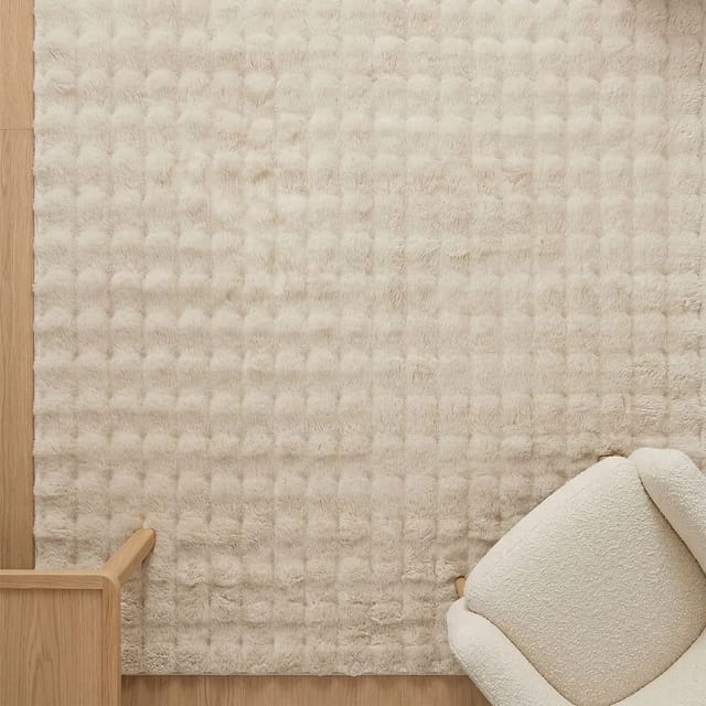 Art Universe Teppich Bubble Cream 80 x 150 cm