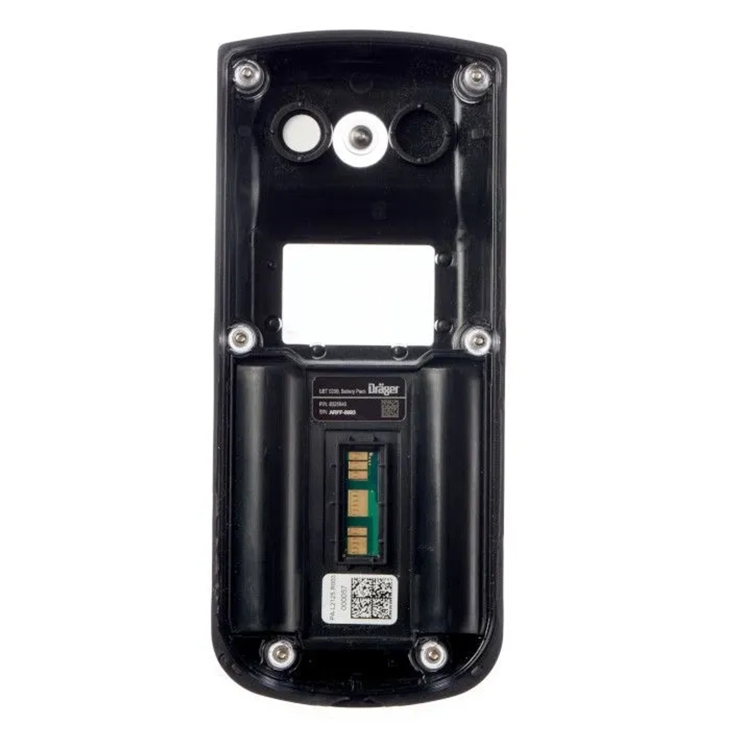 Dräger E-Set Gehäuse Unterschale und Akku für X-am 3/8x00 - Schwarz