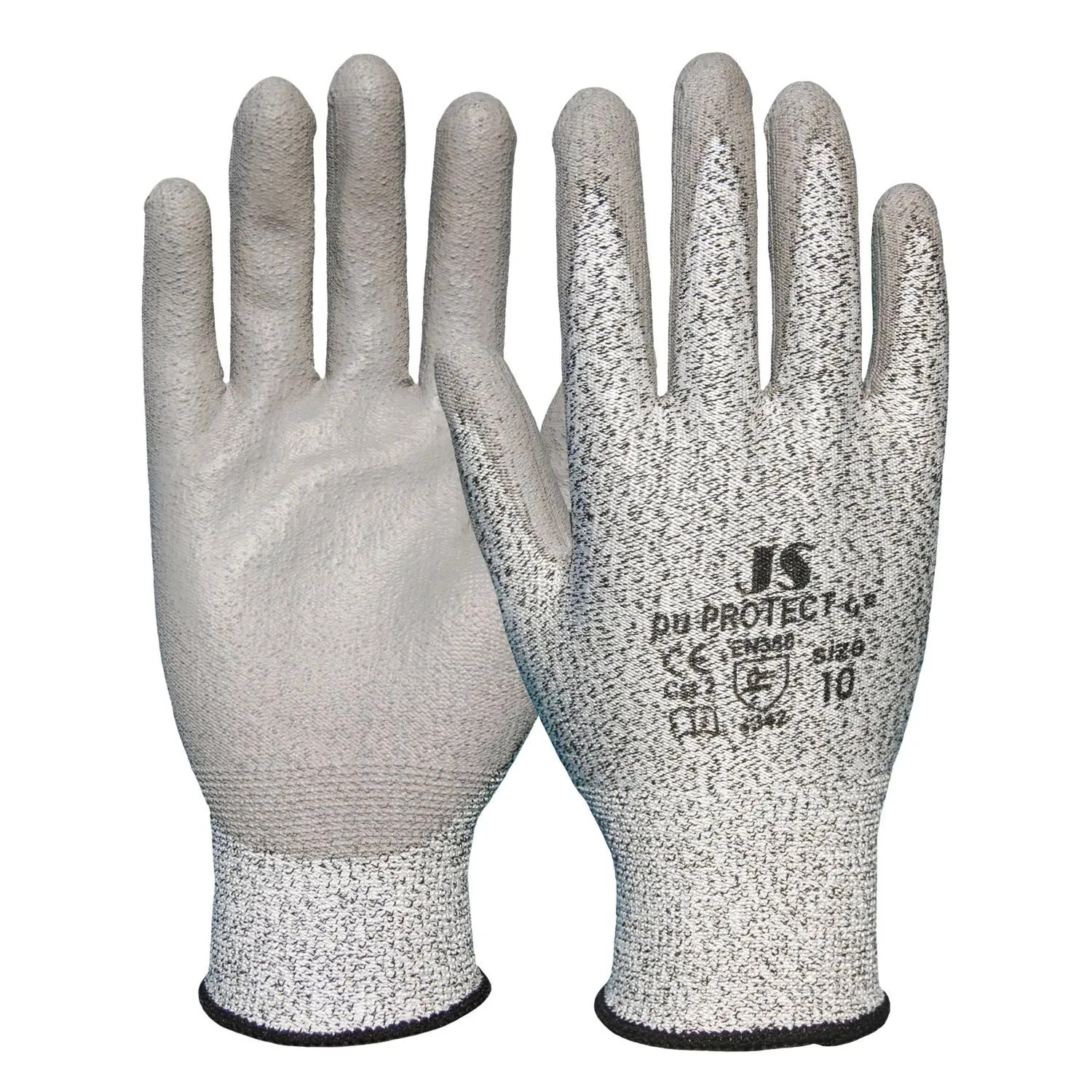 Staffl Pu-Protect Schnittschutzhandschuhe Größe 9 Grau 12 Paar
