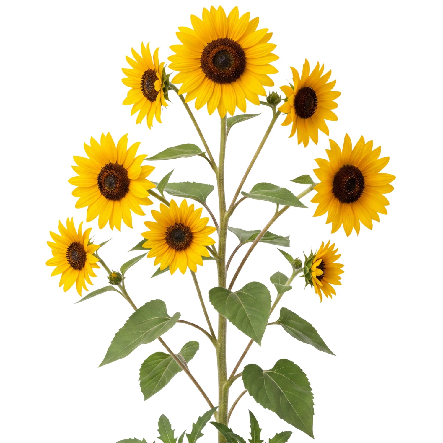 LaCaTho Sonnenblume Goldener Neger Samen Helianthus Annuus 100 Samen Gelb Blüten