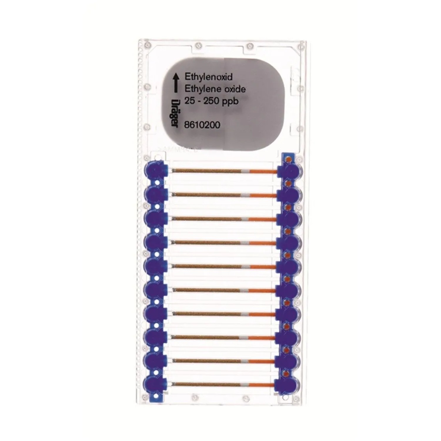 Dräger Microtubes für Ethylenoxid 25 250 Ppb Klar
