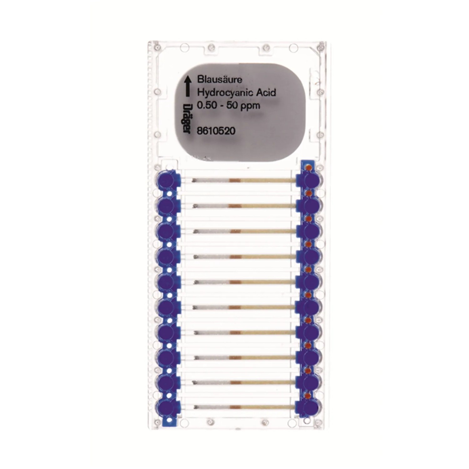 Dräger Microtubes für Blausäure 0.5 50 Ppm Klar