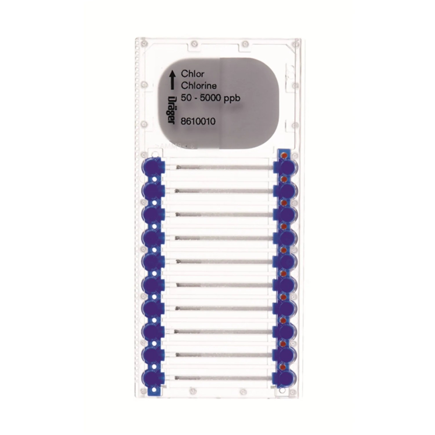 Dräger Microtubes für Chlor 50 5000 Ppb Klar