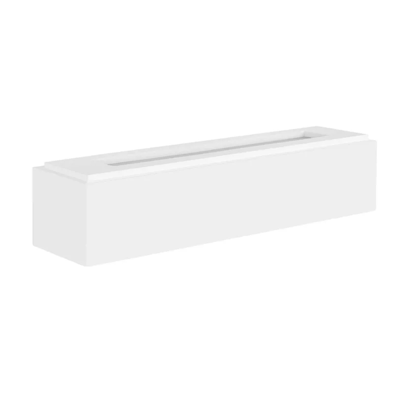 ZMH Wandleuchte G9 Weiß Up Down Design L 35.5cm Gips Modern Hallampe