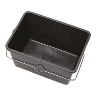 FRIESS-TECHNO-PROFI Farbeimer Kunststoff 12 l mit Ausguss schwarz