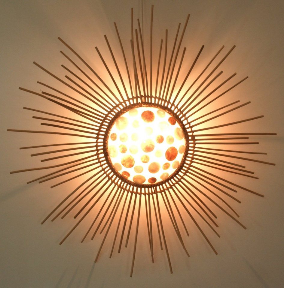 Guru-Shop Wandleuchte Wandlampe, in Bali handgefertigt aus.., Leuchtmittel nicht inklusive Bild 2