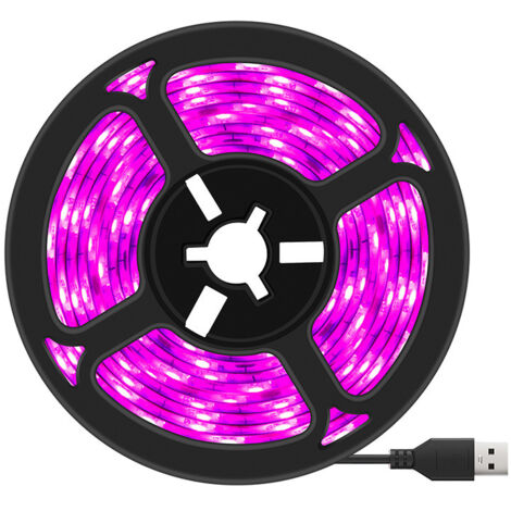 Led-lichtleiste Für Pflanzenwachstum – 1 Meter – Wasserdicht – Usb-anschluss. Geeignet Zur Beleuchtung Von Pflanzen Und Blumen.