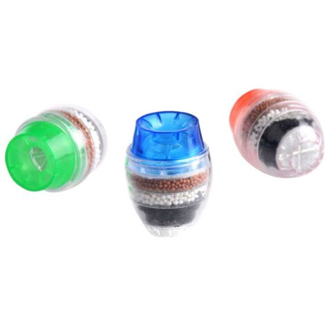 Mini-wasserfilter – Ca. 16–23 Mm Durchmesser. Kompatibel Mit Den Meisten Wasserhähnen – 3er-pack: Rot, Blau Und Grün.