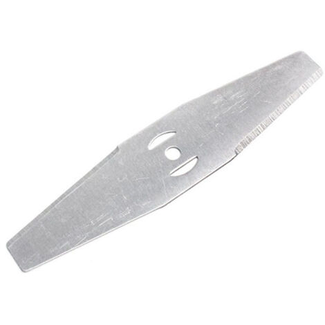 Ersatz-stahlmesser Für Rasenmäher – Zum Entfernen Von Gestrüpp – 2 Stück. 15 Cm Lang. 5 Mm Lochabstand Für Die Befestigung.