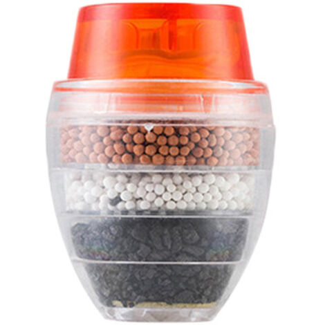 Mini-wasserfilter Für Leitungswasser – Ca. 16–23 Mm Durchmesser. Passend Für Die Meisten Wasserhähne – 1 Stück. Rot.