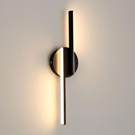 Ambient-wandleuchte Aus Aluminium – Ideal Für Wohnzimmer, Flure Und Badezimmer – 1 Stück. 45 Cm. Weißes Licht.