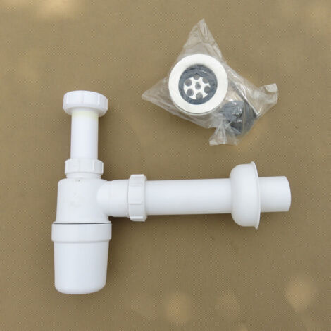 Universeller Abflussschlauch – Geruchs- Und Rückflussverhinderung – Geeignet Für Spülbecken, Badezimmer Und Küchen – 1 Set. Weiß. 1 1/2 Zoll (ca. 3,8 Cm).