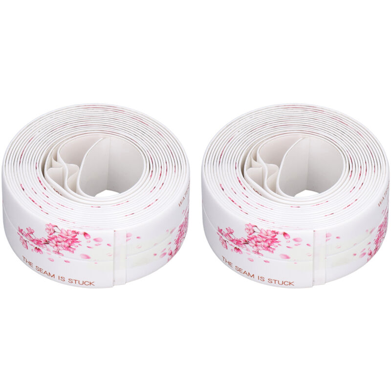 2 Stück Selbstklebendes, Wasserdichtes Pvc-klebeband Für Bad- Und Küchenabdichtungen, 3,2 Meter