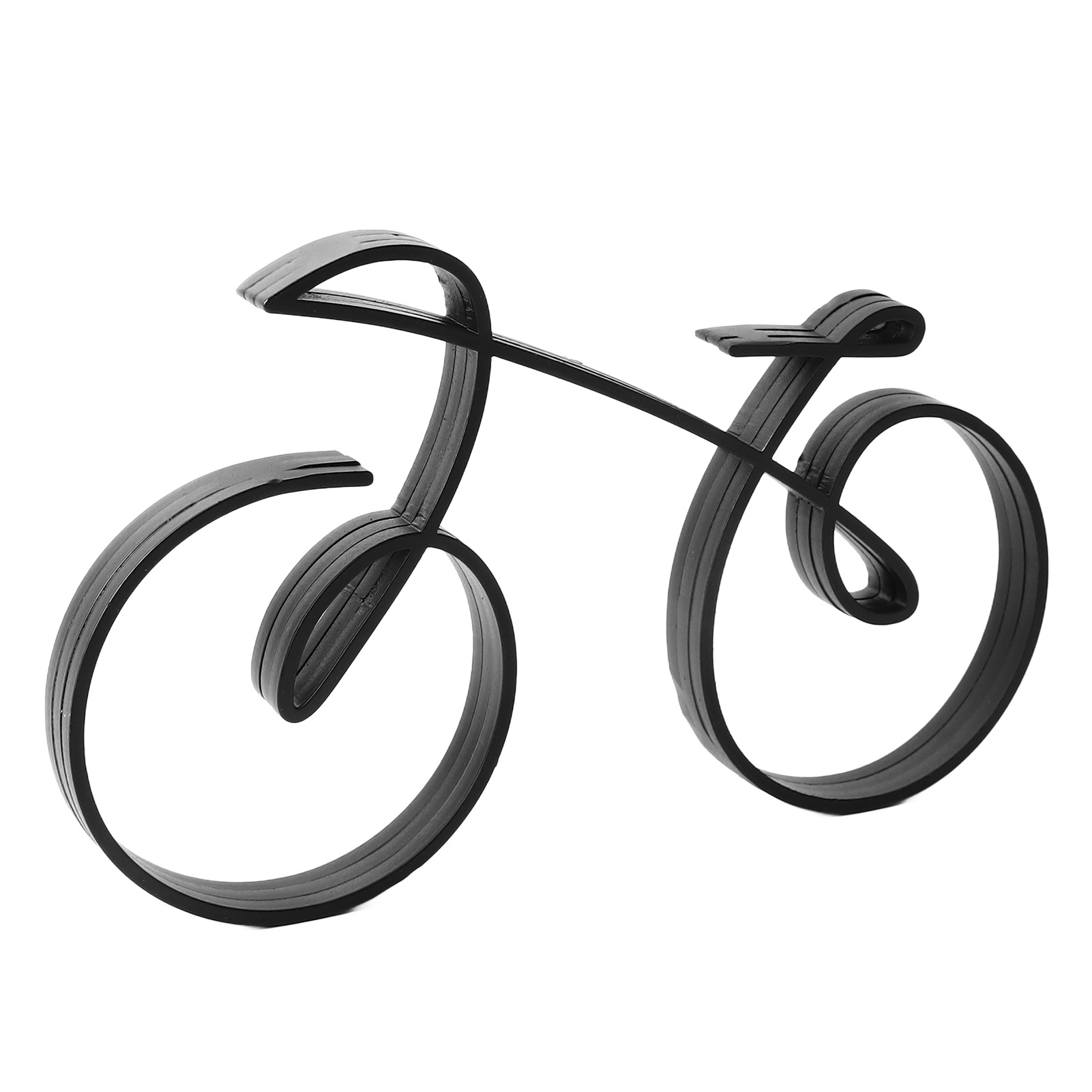 Minimalistische Fahrradskulptur Aus Draht – Elegante Dekoration Für Radsportbegeisterte