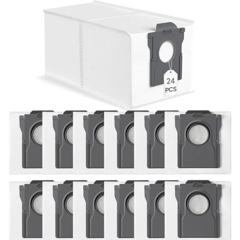 24 Staubsaugerbeutel Für Dreame L10s Ultra Gen 2 / L10s Pro Ultra Heat / X30 L40 Ultra / X40 X50 Ultra Complete. Ersatzbeutel Für Mova E30 Ultra / P50 Pro Ultra, 3,2 L.