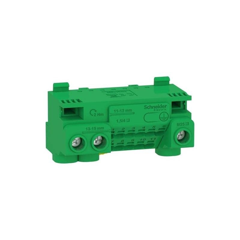 Schneider Electric Lgyt1e14 Anschlussblock 14 Abgänge 63a
