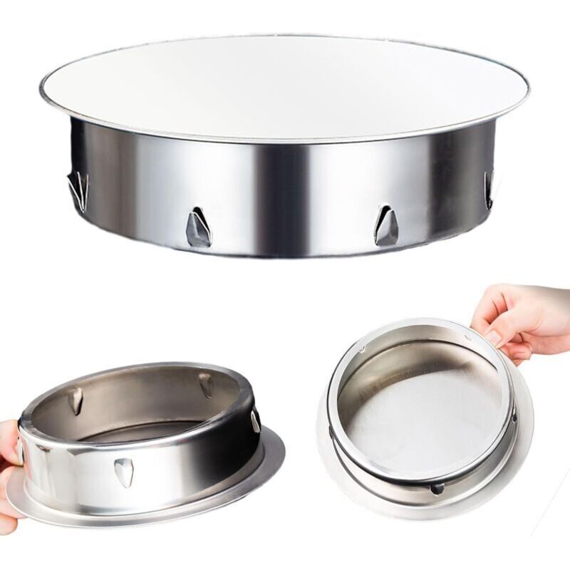 Wasserdichter Ofenrohrstopfen 125 Mm, Perforiert, Kaminkappe, Hochfester Edelstahl, Optimale Abdichtung – Ulisem