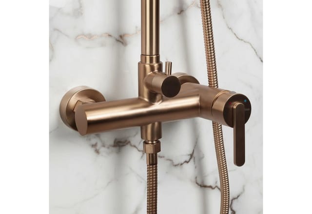 Duschset Rea Js-h1190brg Ontario Brush Copper