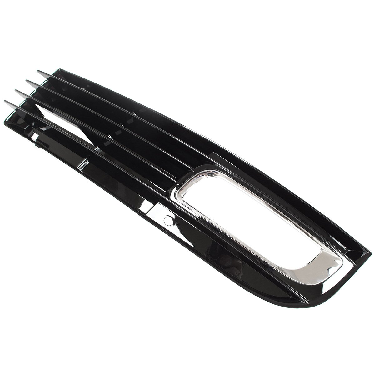 Audi A8 D3 Fl 08-10 Mit Halogenscheinwerfern Kühlergrill In Stoßstange Schwarz + Chrom Links