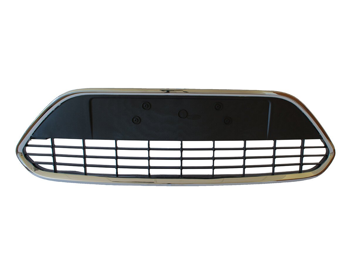 Ford Focus 08-10 Kühlergrill In Der Mitte Der Stoßstange Chrom