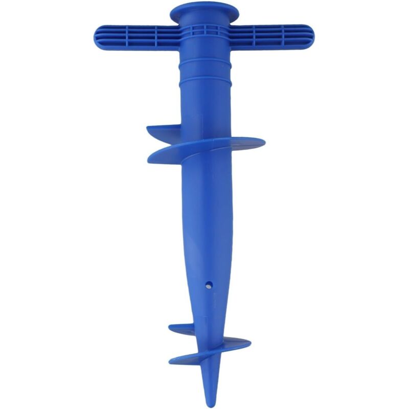 1 Verstellbarer Sonnenschirmständer Für Strand, Terrasse, Sand, Strandschirmständer, Sonnenschirmständer Für Den Außenbereich (blau)