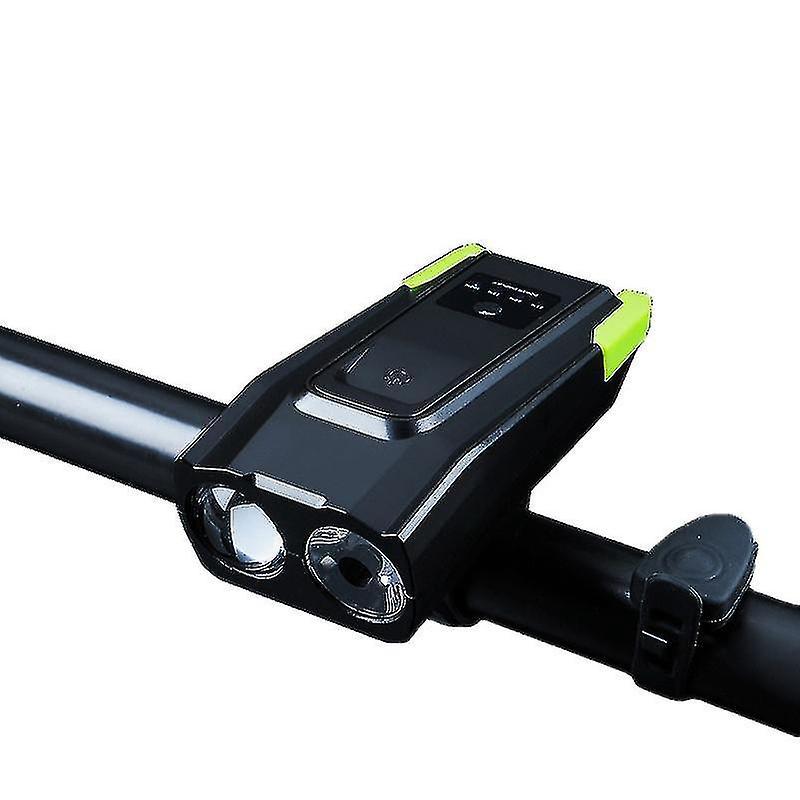 Fahrrad-frontlicht Mit 4000 Mah Akku, Induktionssensor, Usb-aufladbar, Mit Integrierter Hupe, 800 Lumen Led-licht, Fahrrad-taschenlampe – Rot – 4000 Mah
