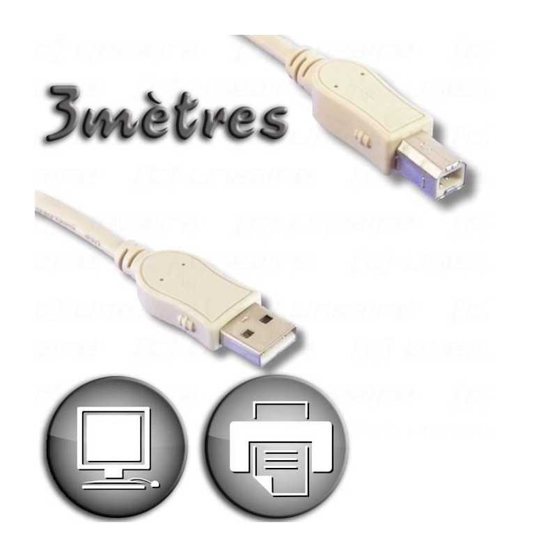 Usb 2.0 A Male / Type B Male Cable 3m