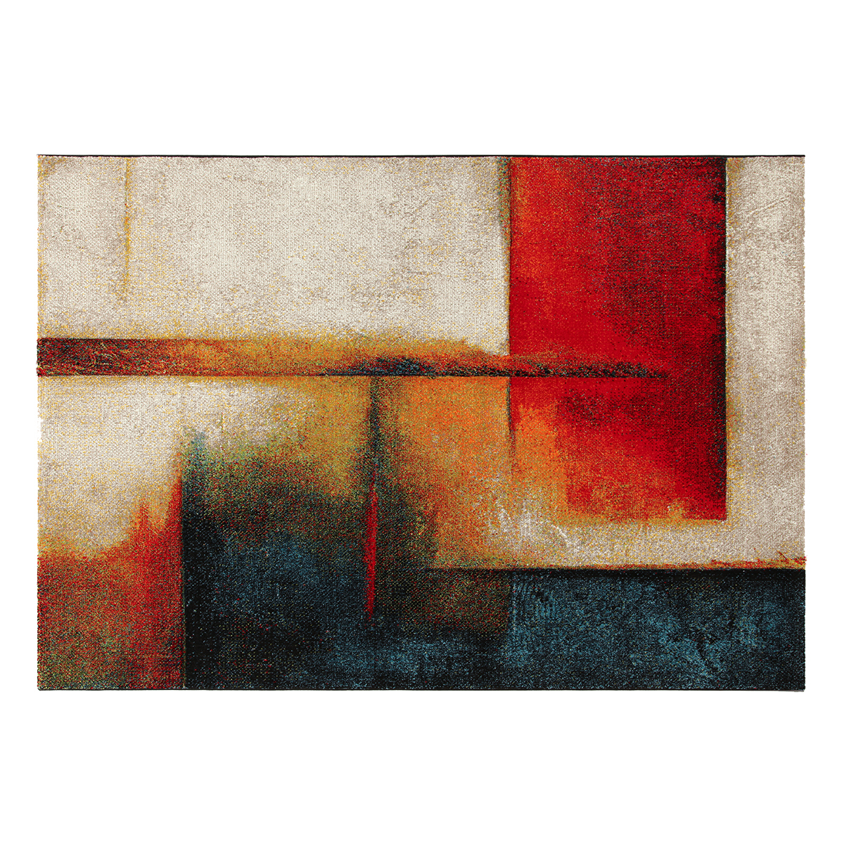 Miliboo - Mehrfarbiger Teppich 160 X 230 Cm Abstrait