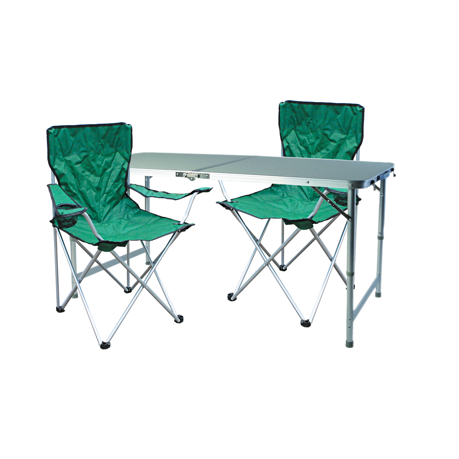 Mojawo - 3-teiliges Campingmöbel Set Grün-mmc330872+2xmsp1000