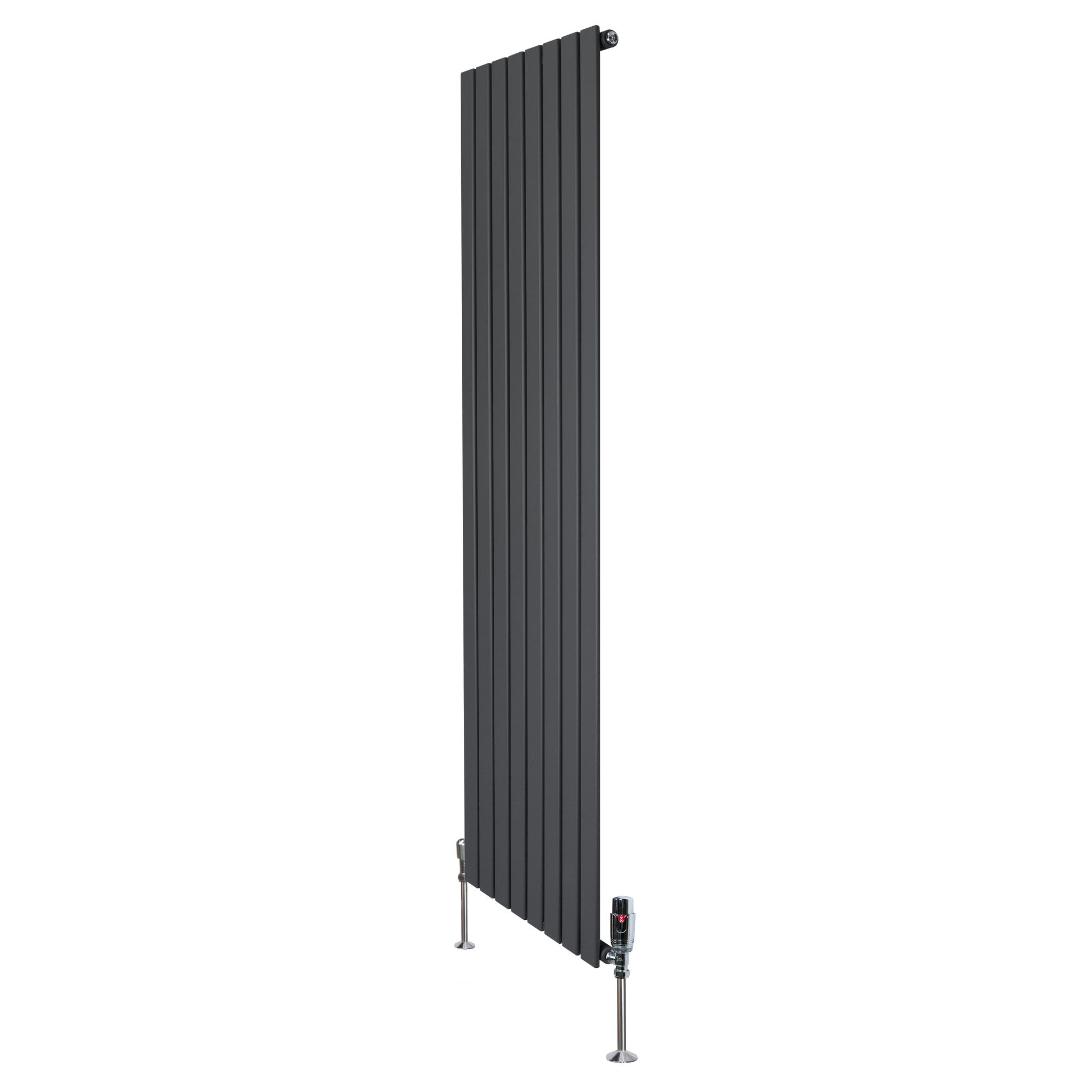 Flachheizkörper & Ventile – 1800mm X 560mm – Anthrazitgrau