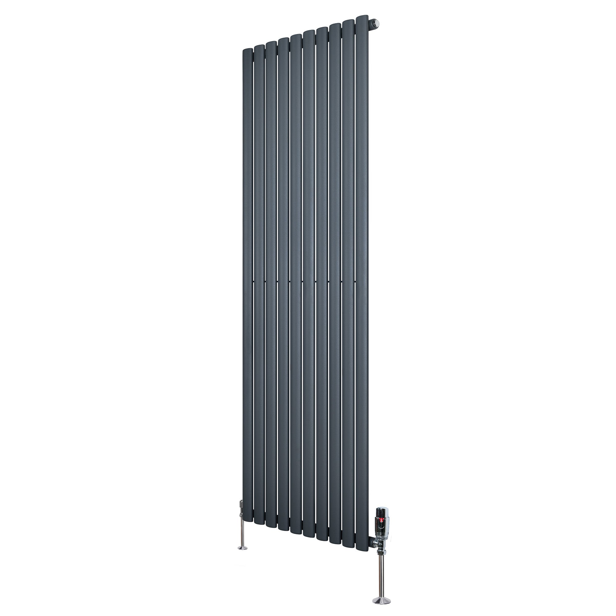 Gliederheizkörper Mit Trv Chromventile – 1800mm X 600mm –